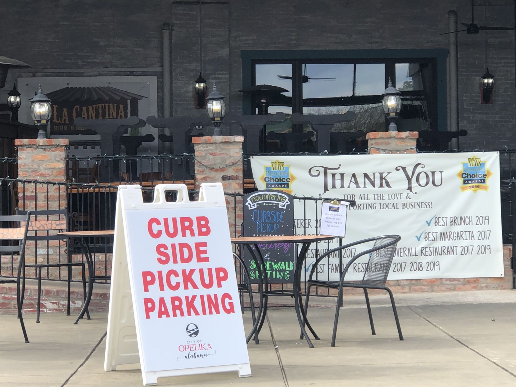 Signs of the times of the COVID-19 pandemic in Lee County
